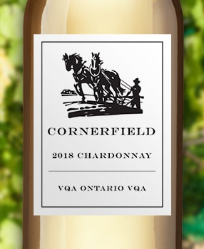 2018 Chardonnay by Cornerfield Wine Co. Bayfield, Ontario