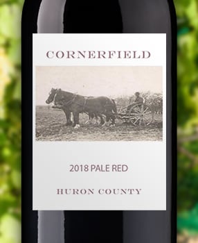2018 Pale Red by Cornerfield Wine Co. Bayfield, Ontario